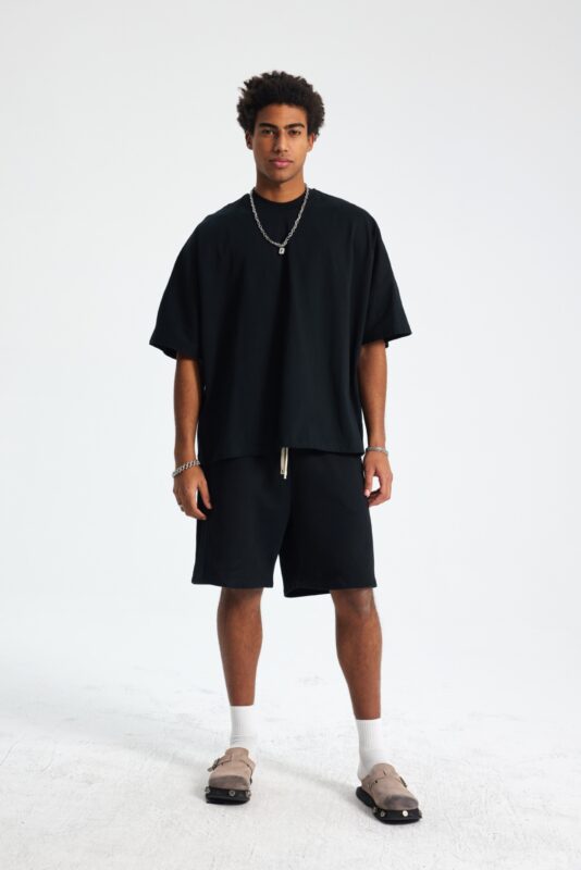 루즈핏 반팔티 275g AR044 블랙