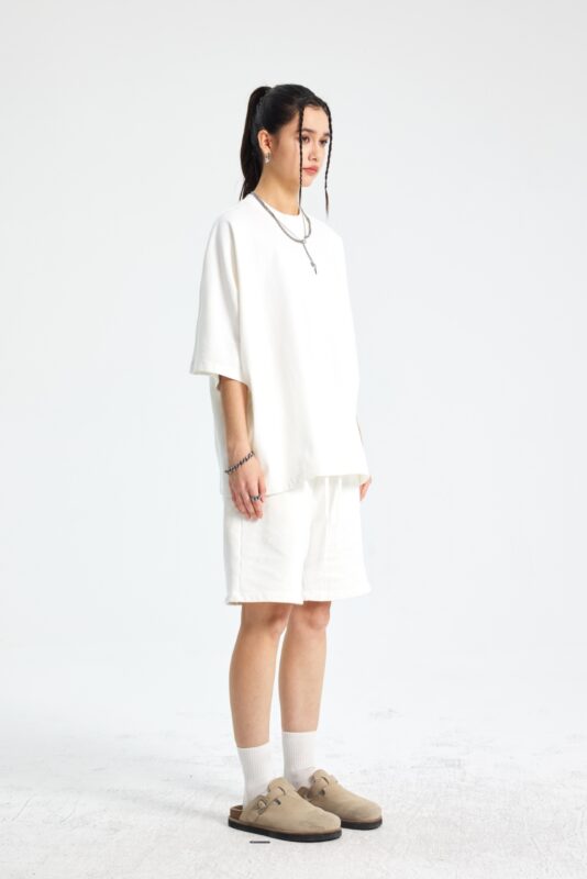 루즈핏 반팔티 275g AR044 화이트