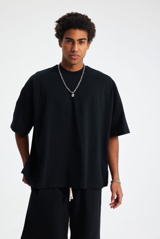 루즈핏 반팔티 275g AR044 블랙