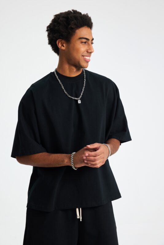 루즈핏 반팔티 275g AR044 블랙