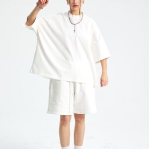 루즈핏 반팔티 275g AR044 화이트