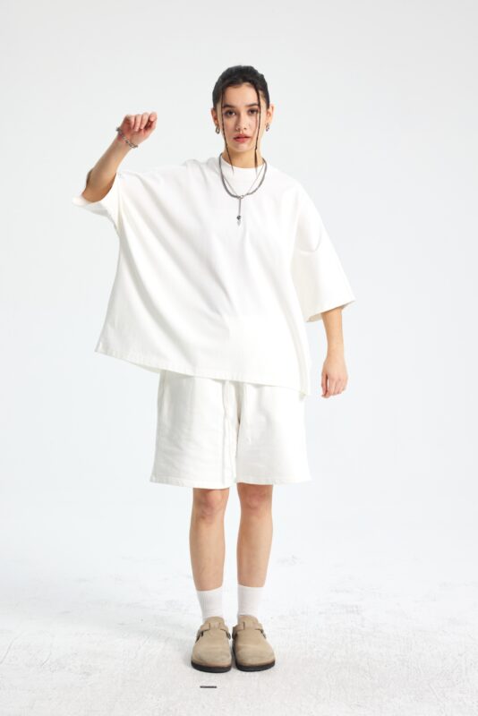 루즈핏 반팔티 275g AR044 화이트