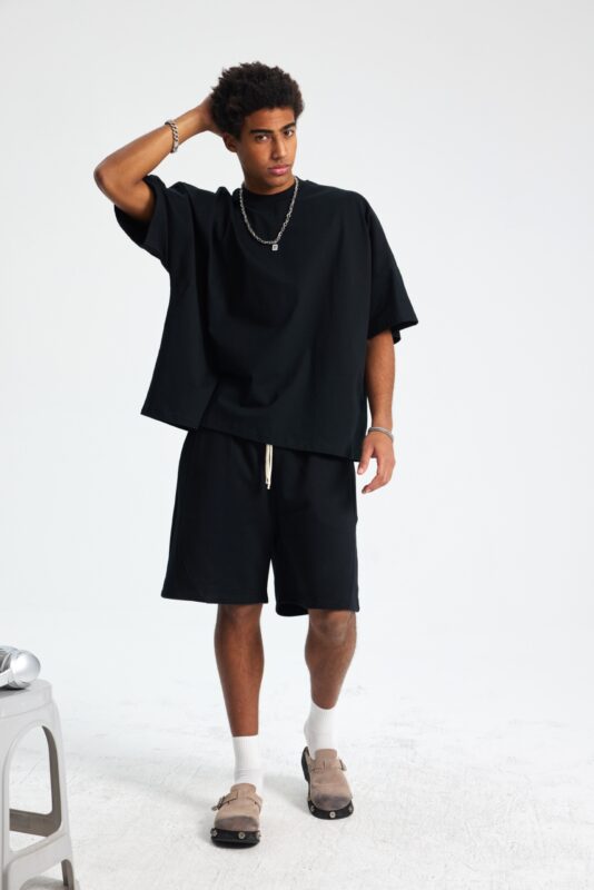 루즈핏 반팔티 275g AR044 블랙