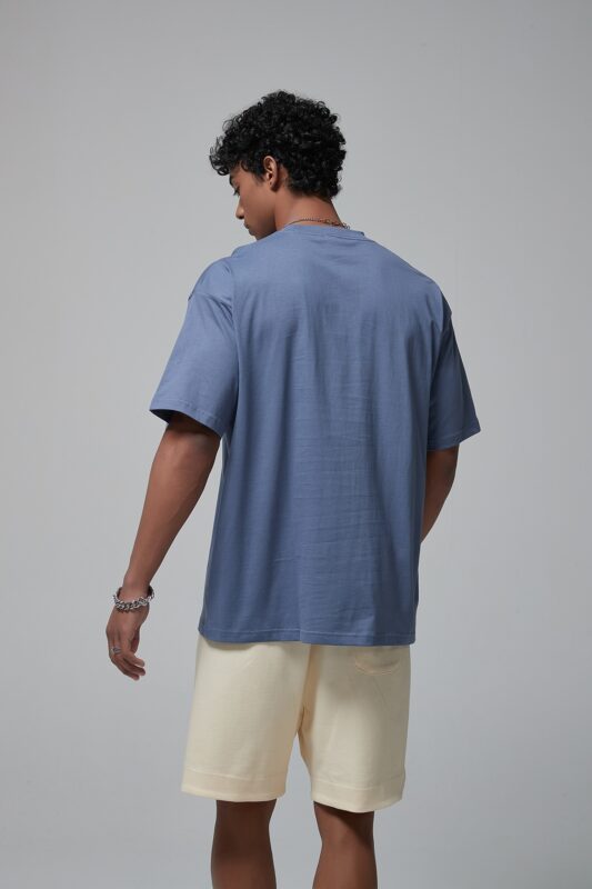 루즈핏 반팔티 190g 8801 그레이 블루