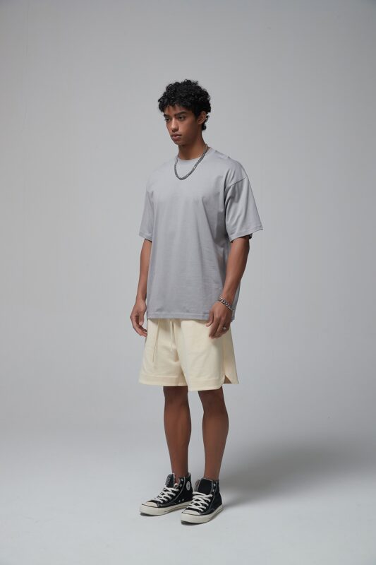 루즈핏 반팔티 190g 8801 아스팔트 그레이