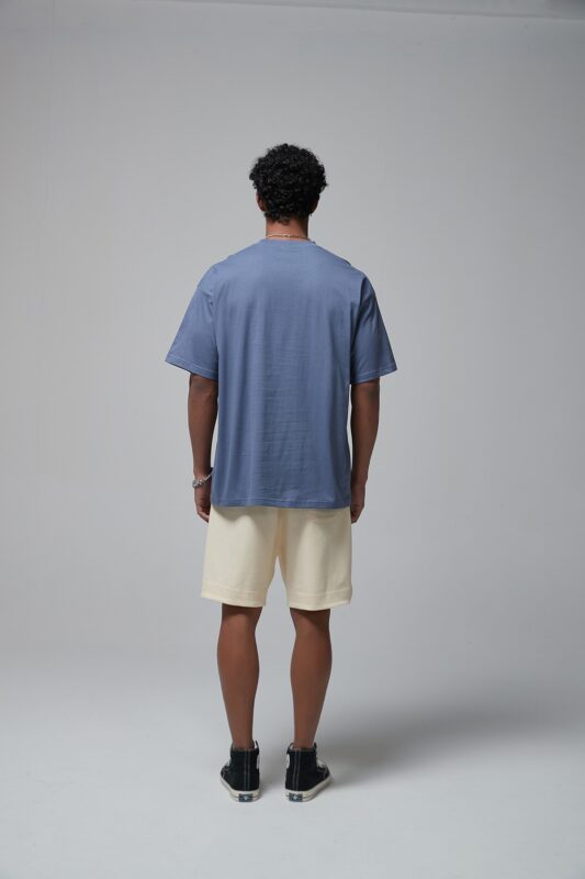 루즈핏 반팔티 190g 8801 그레이 블루