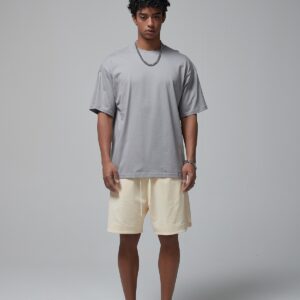 루즈핏 반팔티 190g 8801 아스팔트 그레이