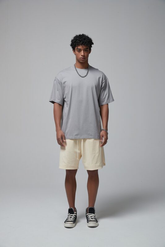 루즈핏 반팔티 190g 8801 아스팔트 그레이