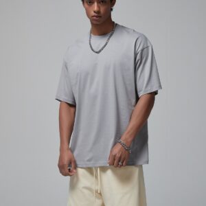 루즈핏 반팔티 190g 8801 아스팔트 그레이