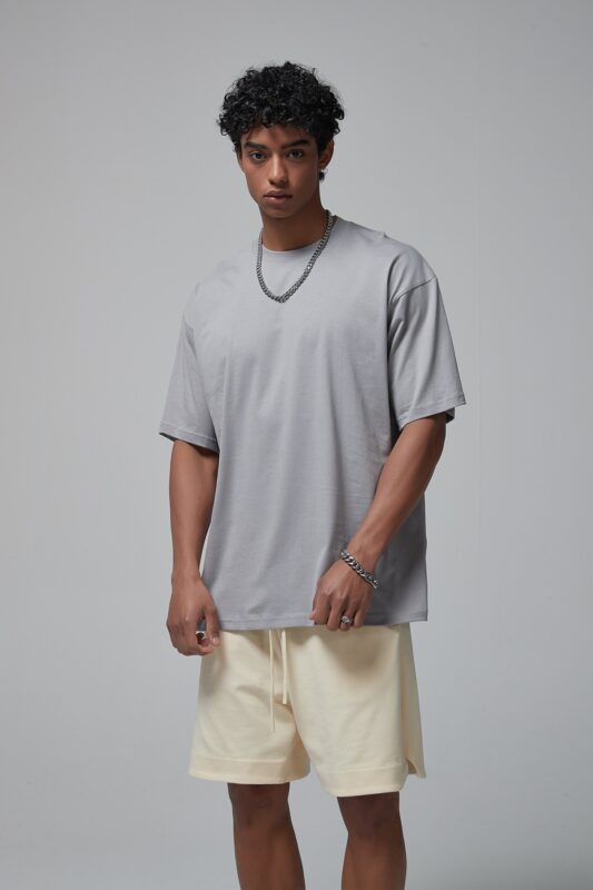 루즈핏 반팔티 190g 8801 아스팔트 그레이