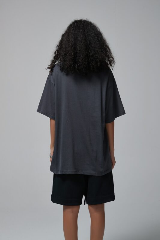 루즈핏 반팔티 190g 8801 아스팔트 그레이