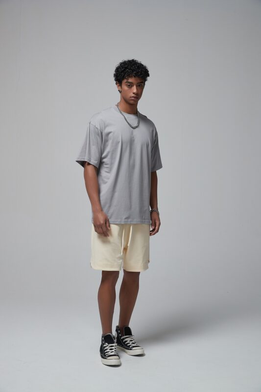 루즈핏 반팔티 190g 8801 아스팔트 그레이