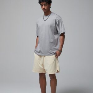 루즈핏 반팔티 190g 8801 아스팔트 그레이