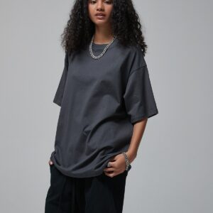 루즈핏 반팔티 190g 8801 아스팔트 그레이