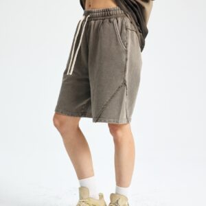 빈티지 워싱 반바지 7650 430g 그레이 그린