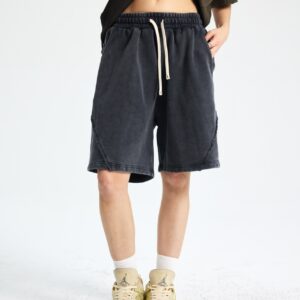 빈티지 워싱 반바지 7650 430g 블랙