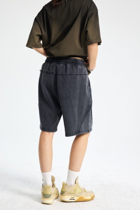 빈티지 워싱 반바지 7650 430g 블랙