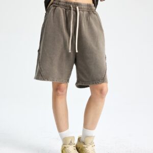 빈티지 워싱 반바지 7650 430g 그레이 그린