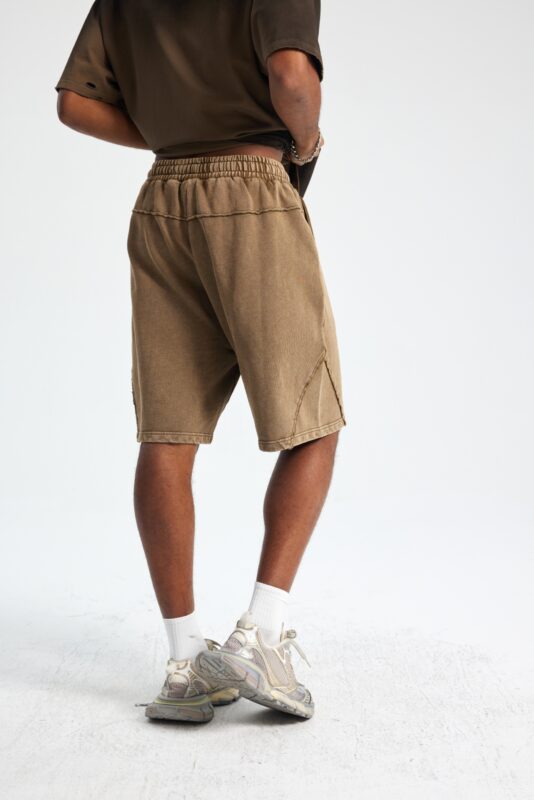 빈티지 워싱 반바지 7650 430g 브라운