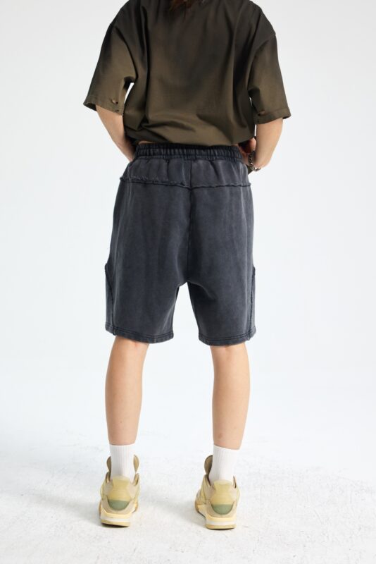 빈티지 워싱 반바지 7650 430g 블랙