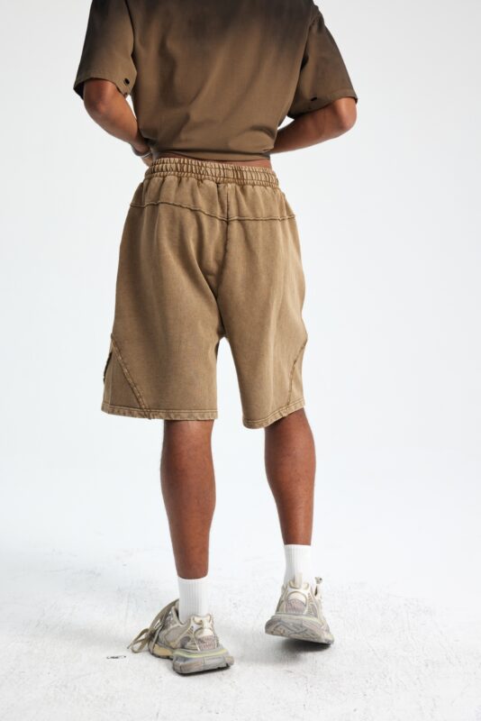 빈티지 워싱 반바지 7650 430g 브라운