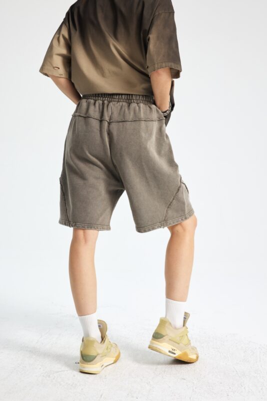 빈티지 워싱 반바지 7650 430g 그레이 그린