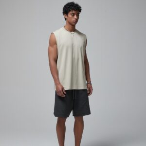 머슬핏 민소매 슬리브리스 190g 717 살구