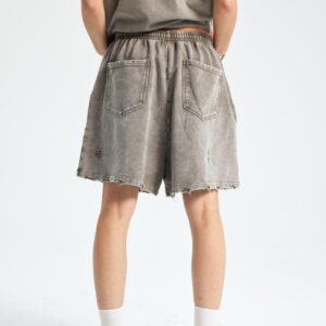 빈티지 워싱 반바지 7690 430g 그레이그린