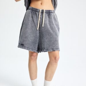 빈티지 워싱 반바지 7690 430g 그레이