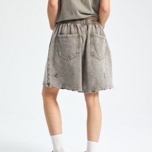 빈티지 워싱 반바지 7690 430g 그레이그린