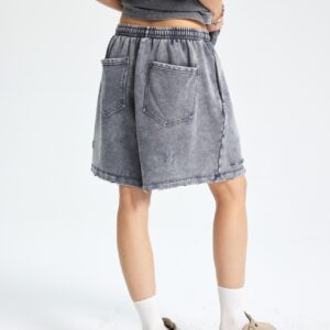 빈티지 워싱 반바지 7690 430g 그레이