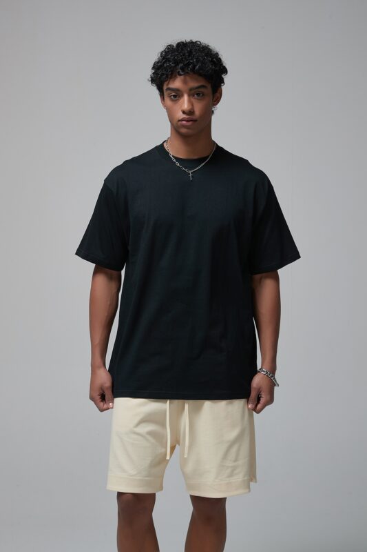 루즈핏 반팔티 190g 8801 블랙