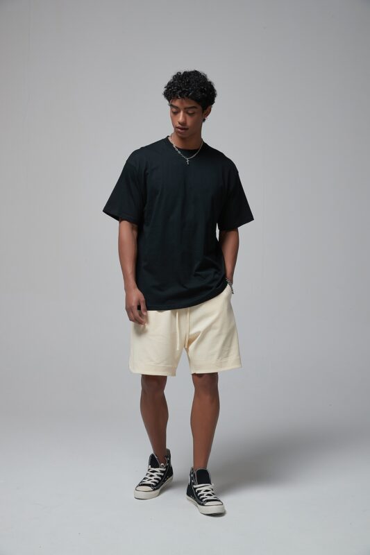 루즈핏 반팔티 190g 8801 블랙