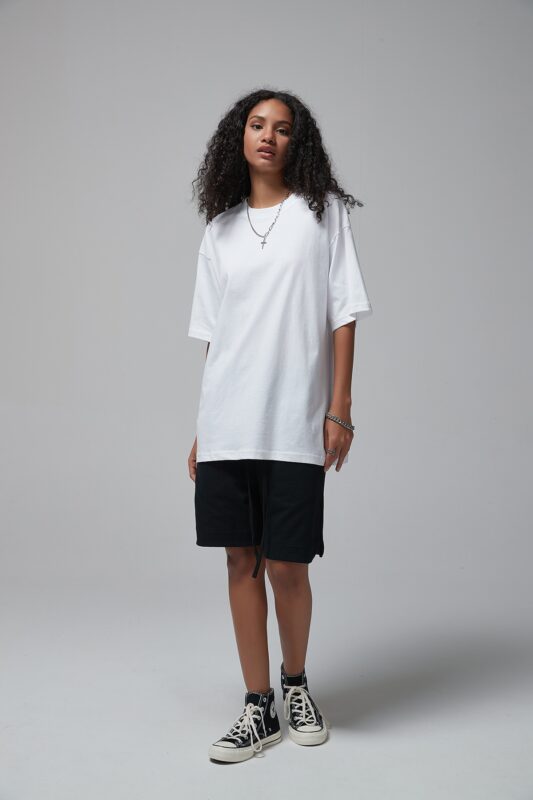 루즈핏 반팔티 190g 8801 화이트