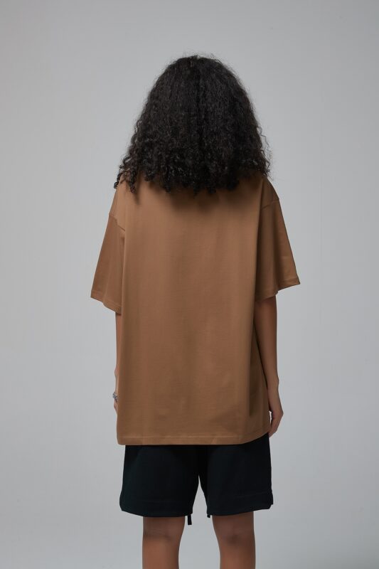 루즈핏 반팔티 190g 8801 브라운