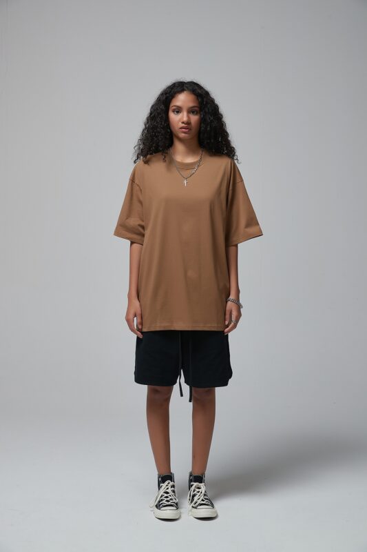 루즈핏 반팔티 190g 8801 브라운