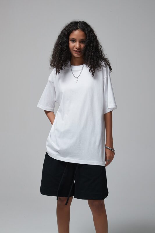 루즈핏 반팔티 190g 8801 화이트