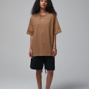 루즈핏 반팔티 190g 8801 브라운