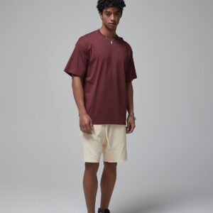 루즈핏 반팔티 190g 8801 와인