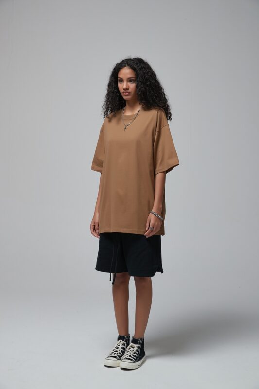 루즈핏 반팔티 190g 8801 브라운