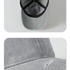 워싱 야구모자 볼캡 M01 라이트그레이