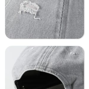 워싱 야구모자 볼캡 M01 라이트그레이