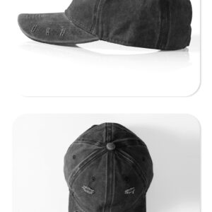 워싱 야구모자 볼캡 M01 블랙