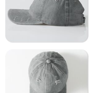 워싱 야구모자 볼캡 M01 라이트그레이