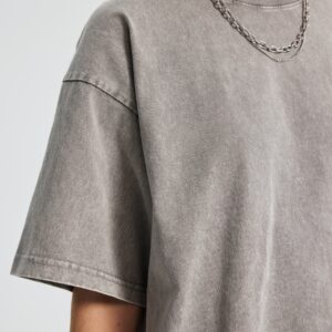 워싱 루즈핏 반팔티 250g 8808 그레이